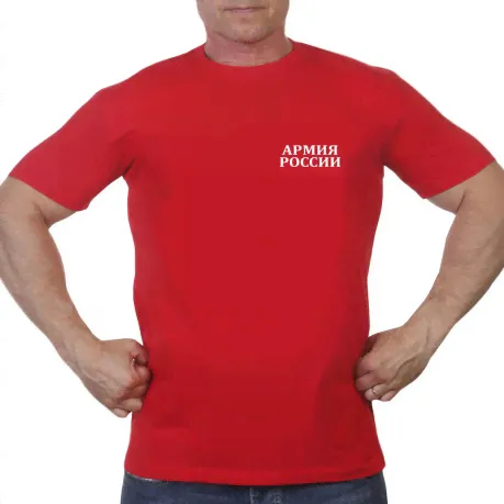 Футболка красная Армия России