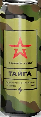 Напиток энергетический ТАЙГА АРМИЯ РОССИИ 450мл